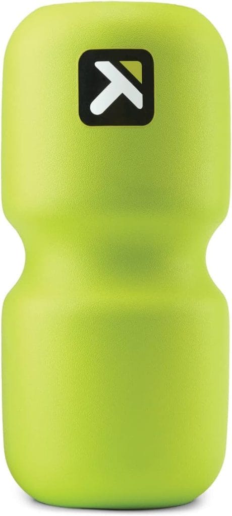 Trigger Point Performance TriggerPoint Channel Foam Roller for Exercise, Deep Tissue Massage and Muscle Recovery (13-Inch), Green